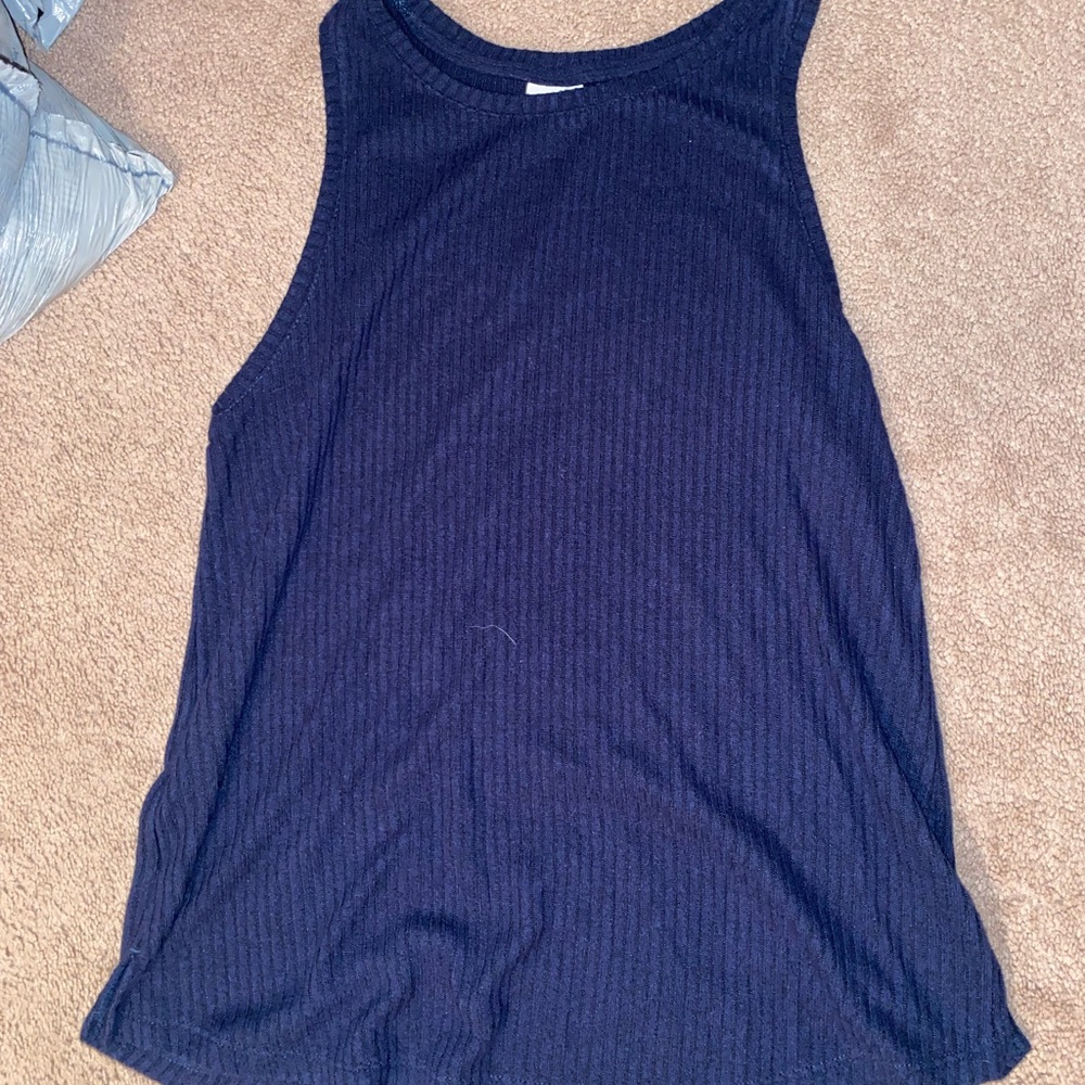 navy blue tank top